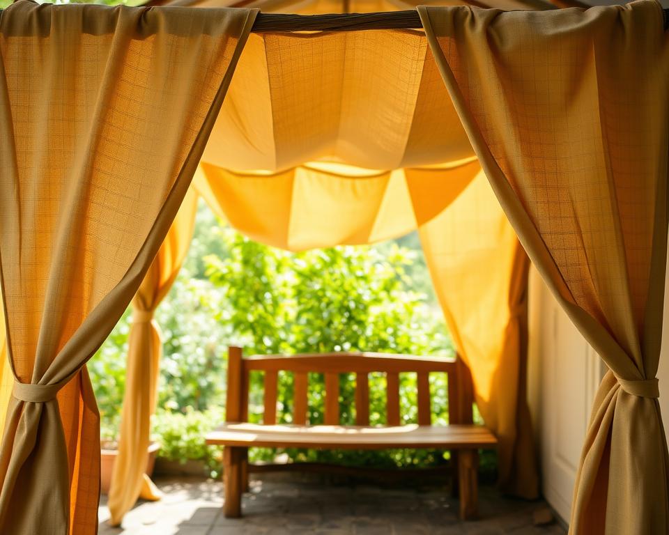 DIY fabric canopy shelter ideas