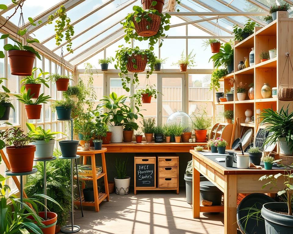 DIY greenhouse enhancements and accessories