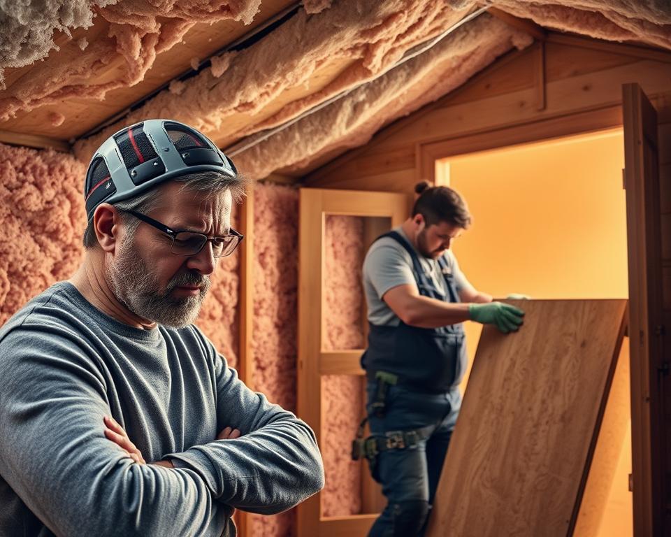 DIY vs professional insulation