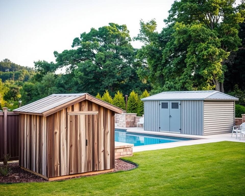 DIY vs professional pool shed build