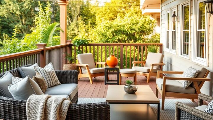 Deck Furniture Ideas for Stylish Outdoor Living