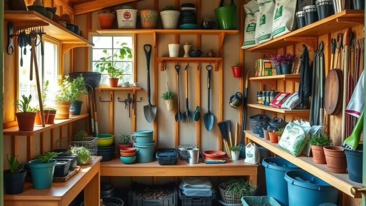 Effective Organisation Ideas for a Clutter-Free Potting Shed