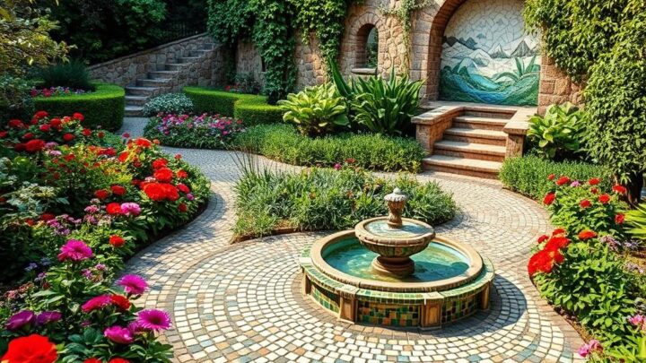 Garden design with mosaic – How to do it yourself and tips for installation