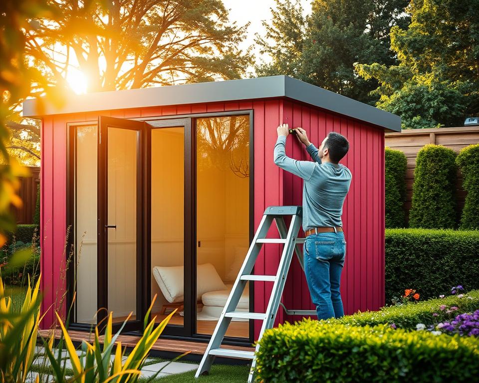 Garden pod maintenance and cladding care