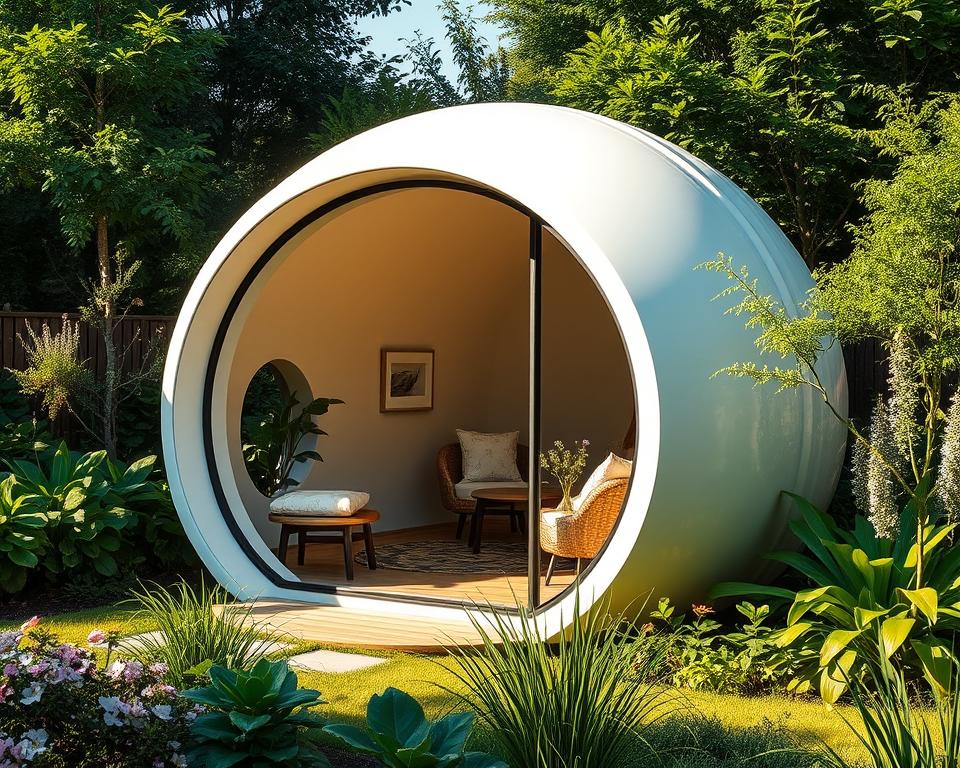 Garden pod structure features