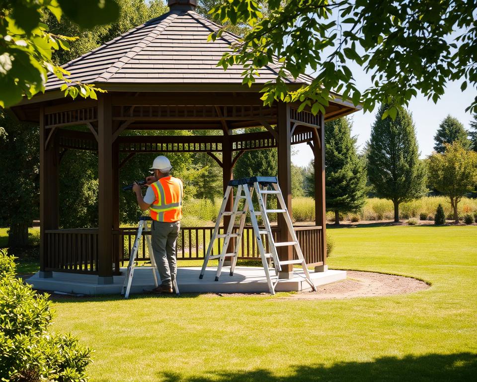 Gazebo safety maintenance and inspection
