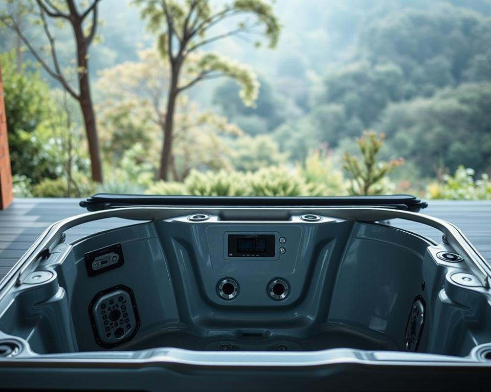 Hot tub safety and maintenance features