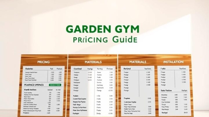 How Much Does a Garden Gym Cost? Pricing Guide