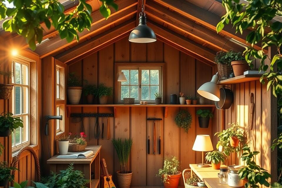 How To Light Your Shed: Natural vs Artificial Lighting Solutions