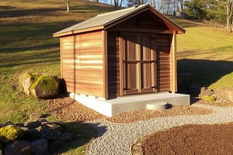 How to Build a Shed Base on a Slope