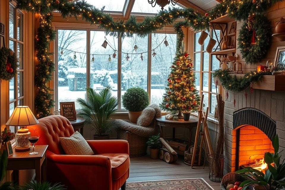 How to Decorate Your Garden Room for Christmas