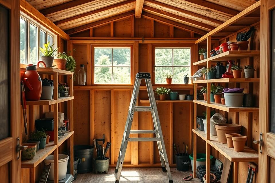 How to Install Shelving in Your Garden Shed