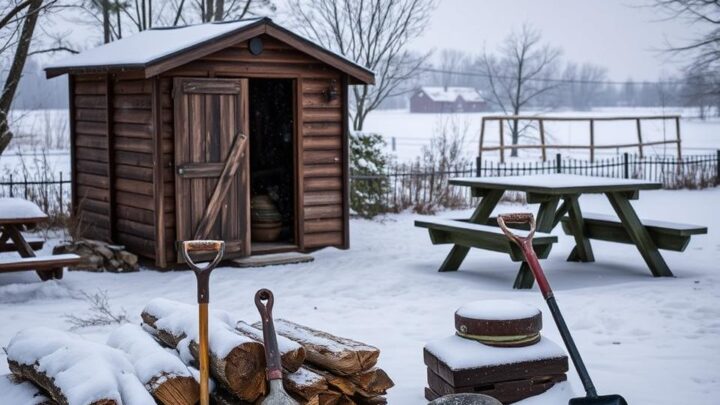 Preparing Outdoor Storage Units for Winter: A Guide