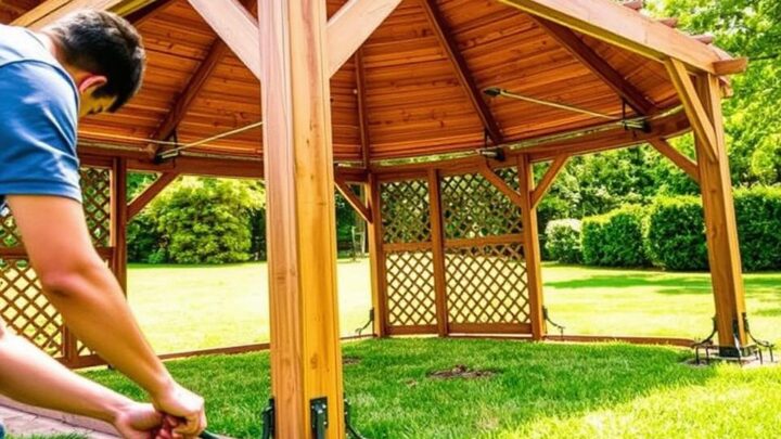 How to Secure a Gazebo: Tips and Best Practices