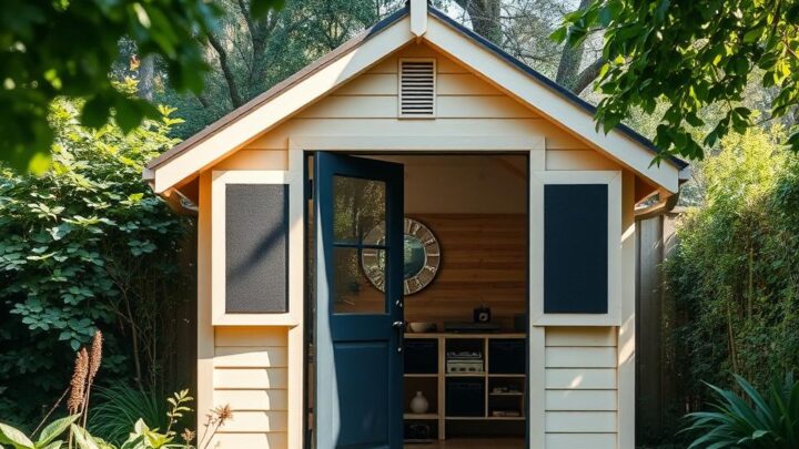 How to Soundproof a Shed