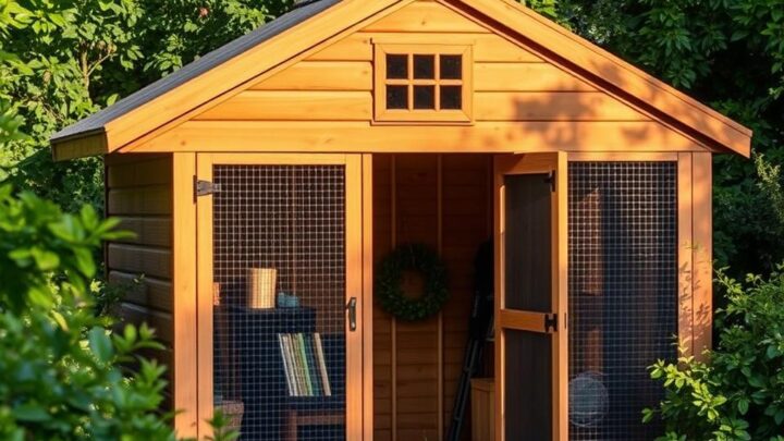 How to Spider-Proof your Shed