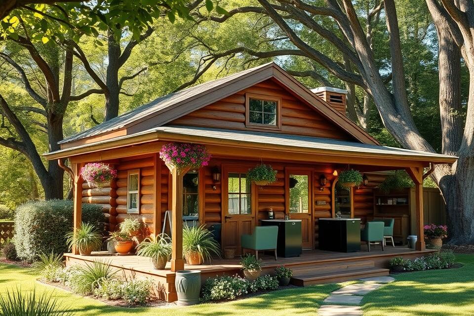 How to Turn a Shed or Log Cabin into a Beauty Salon