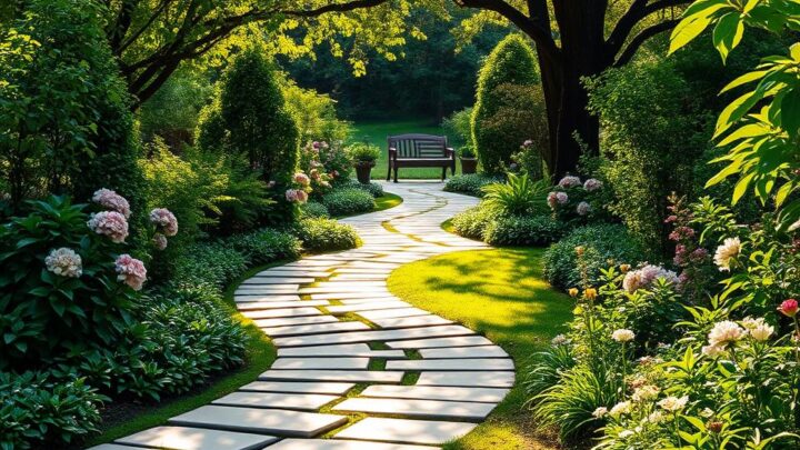 How to create and design a garden path