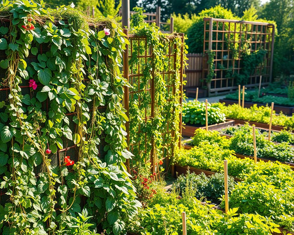 Innovative vertical and horizontal planting techniques