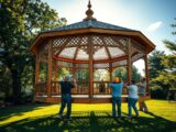 Instructions on How to Move a Wooden Gazebo