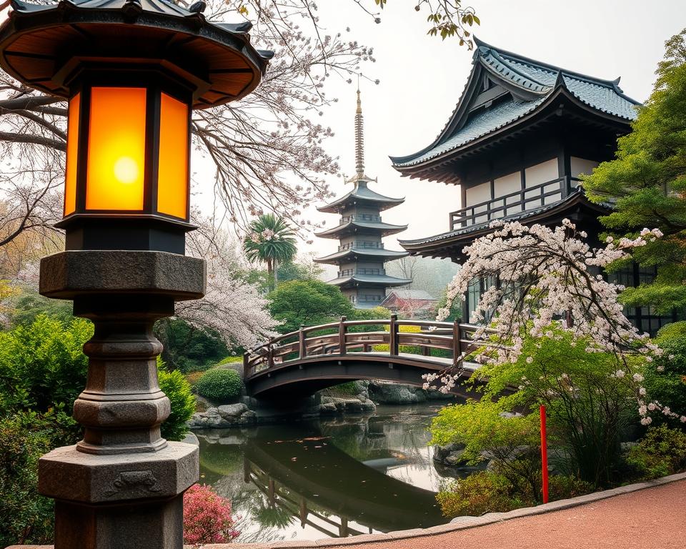 Japanese garden structures