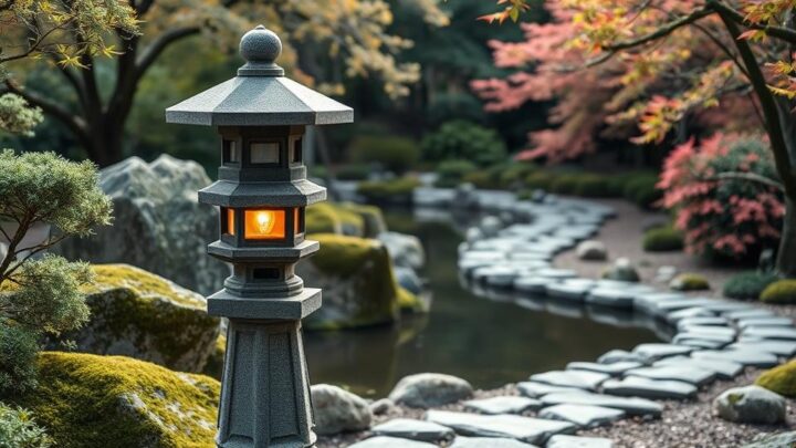 Japanese stone lantern – ideas for your garden