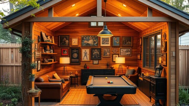 Man Cave Shed Ideas for the Perfect Hideaway