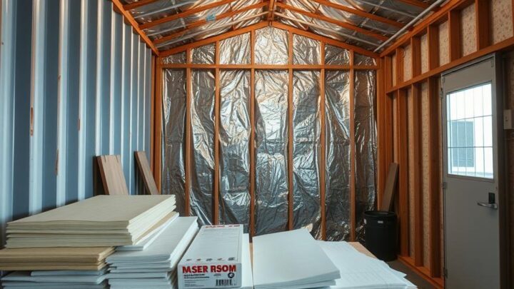 How to Choose the Best Metal Shed Insulation