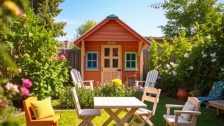 Outdoor Playhouse Furniture Ideas: Designs for Outdoor Fun