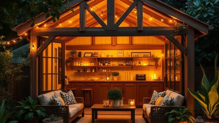 Brilliant Party Shed Ideas for Backyard Entertainment