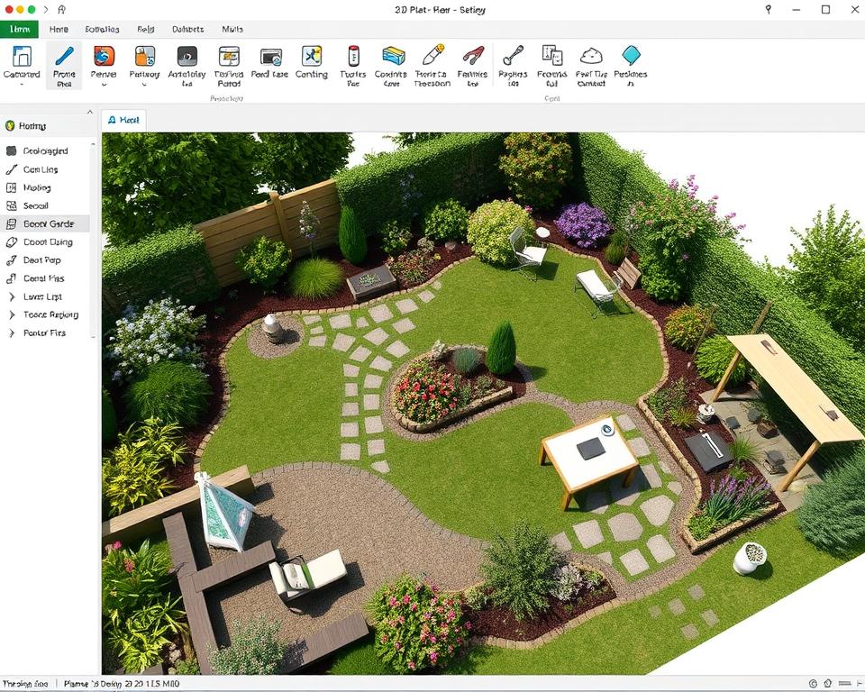 Planner 5D free garden design tool