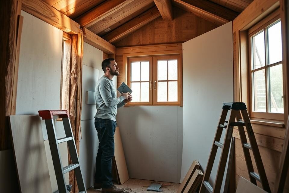 Plasterboarding a Garden Log Cabin or Summer House – Expert Advice