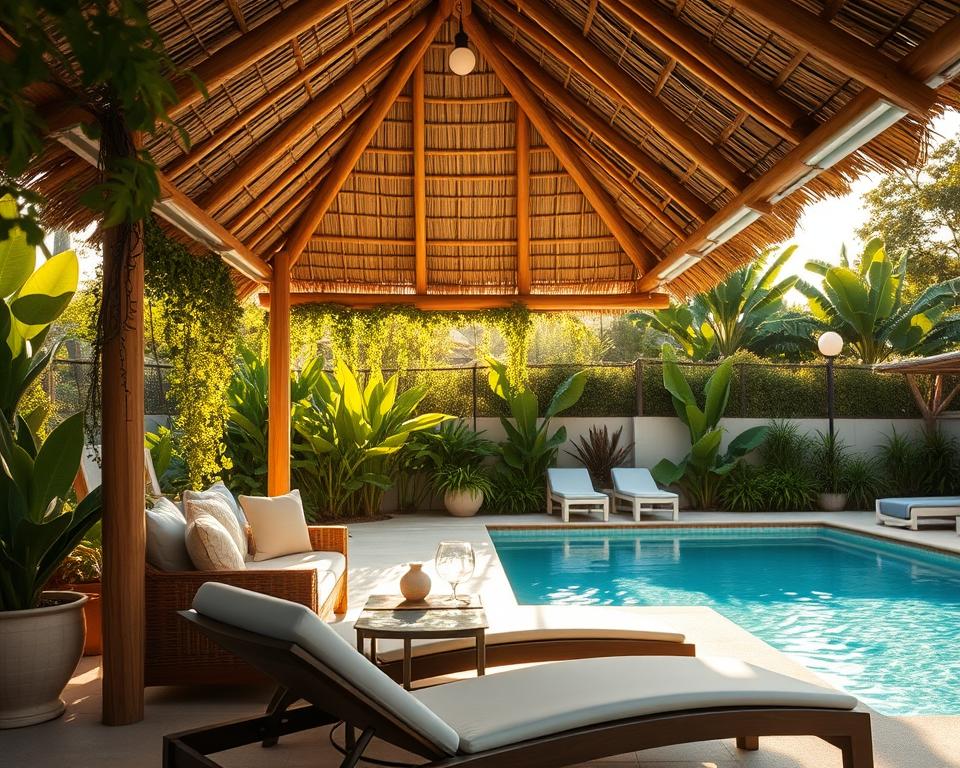 Poolside cabana ideas