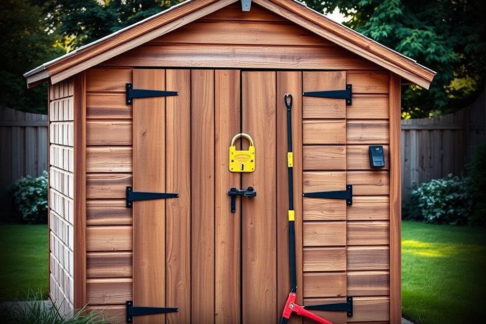 Securing Your Garden Shed: Hasp and Staple Installation Tutorial