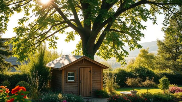 Shed Under a Tree – Is it Safe? Storage Tips