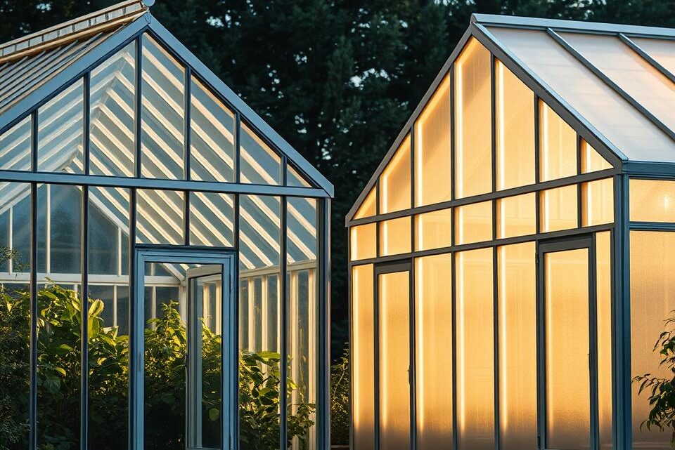 Should I buy a Glass or Polycarbonate Greenhouse?