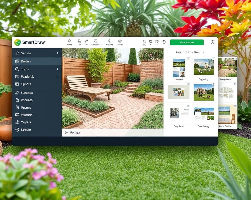 SmartDraw free garden planner