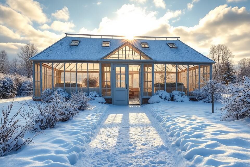 Snow on a Garden Greenhouse: What to Do About It