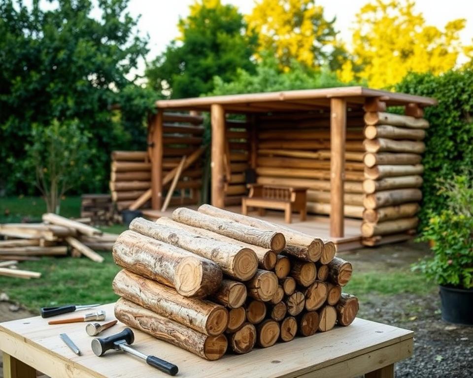 Step by step log store construction guide