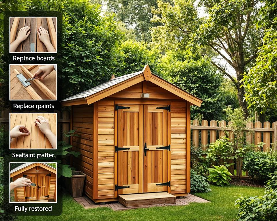 Step by step shed restoration guide