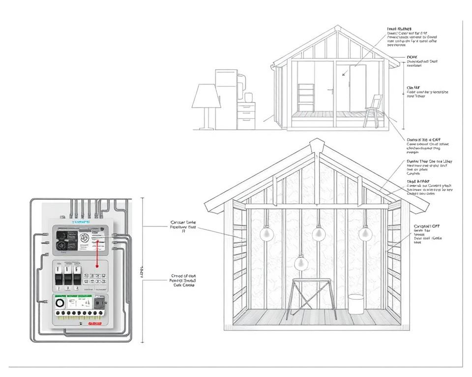 UK building regulations for shed electrical installation