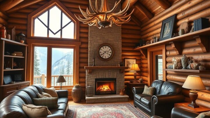 Ways to Decorate the Inside of Your Log Cabin