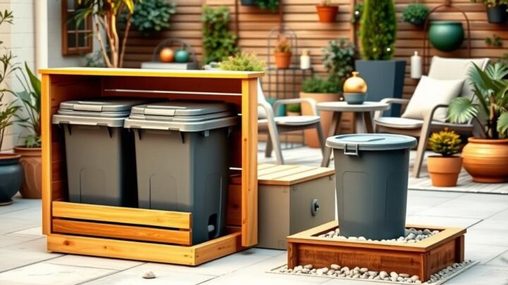 Creative Wheelie Bin Storage Ideas for a Neat Outdoor Space