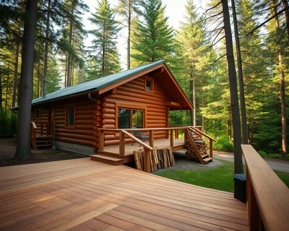 additional living space log cabin