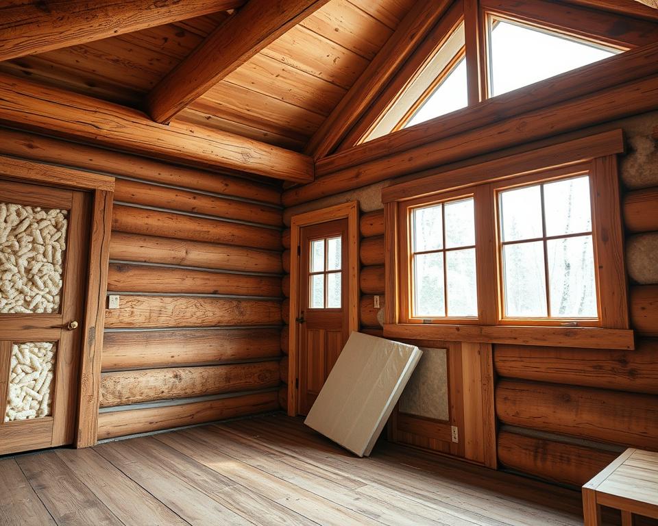 advanced log cabin insulation techniques