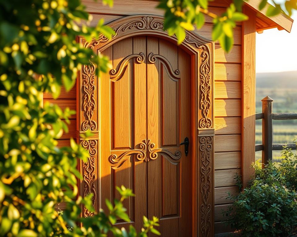 aesthetic shed door design