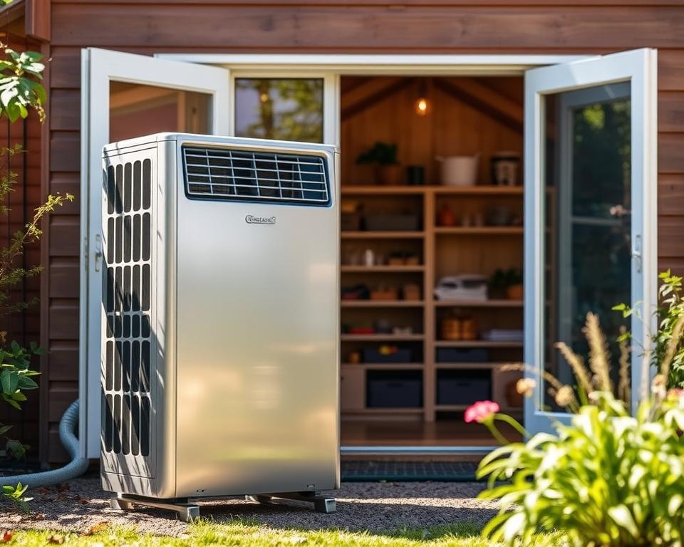 air conditioning unit for shed cooling