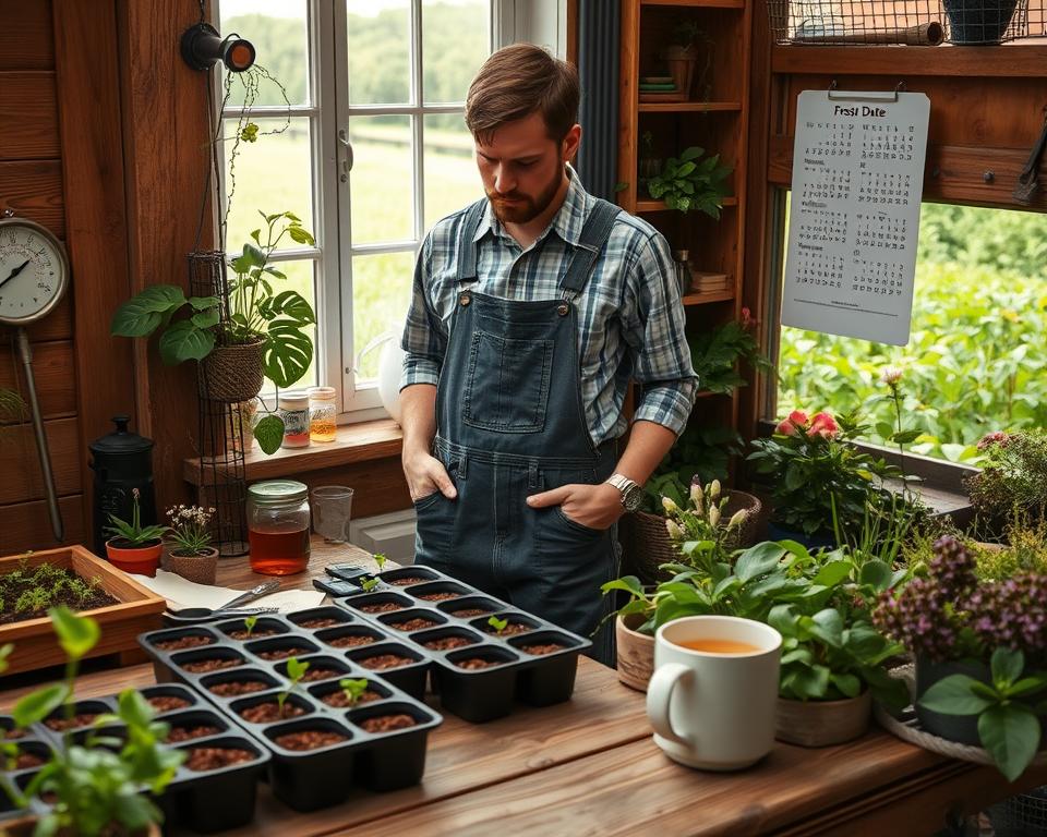 assessing frost dates and temperature