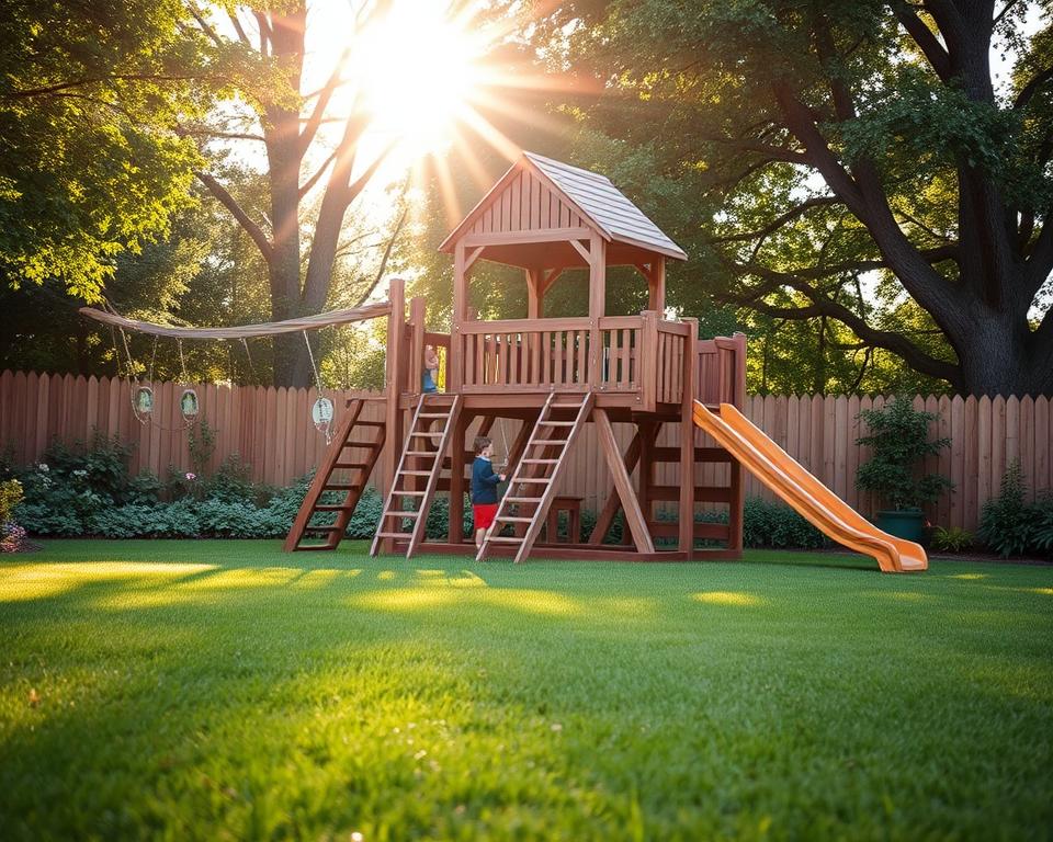 backyard playground climbing structure