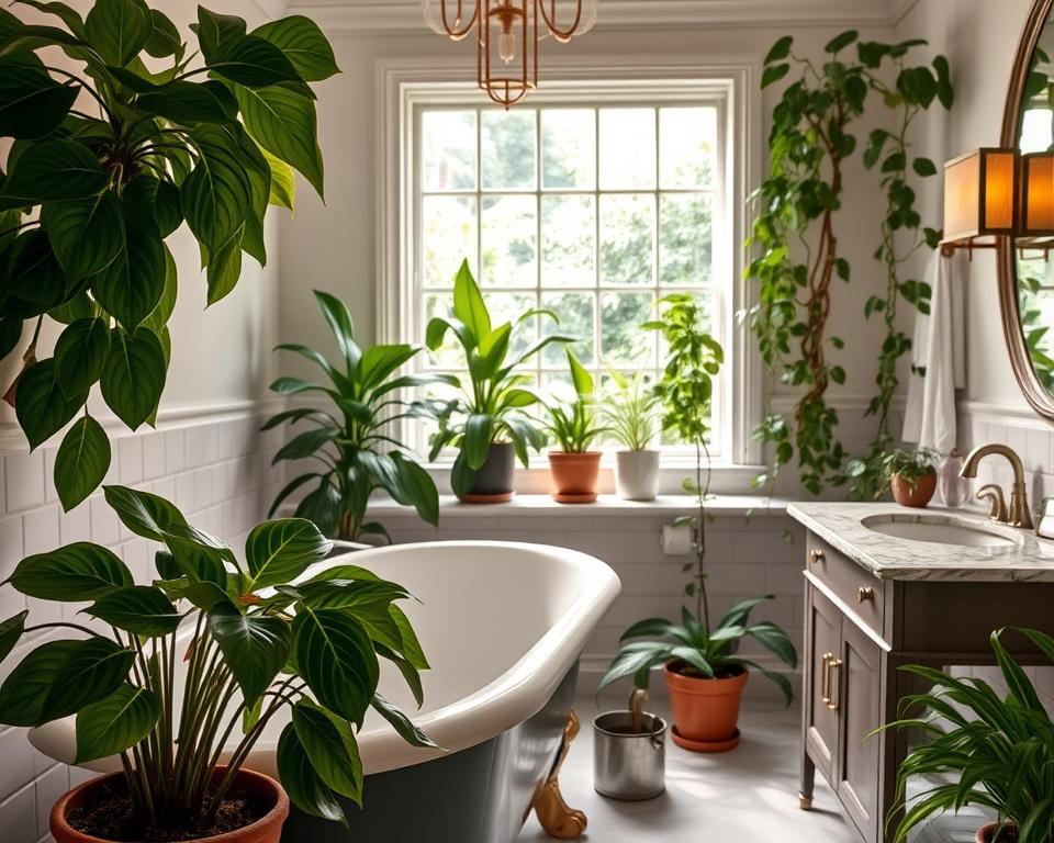 bathroom plants